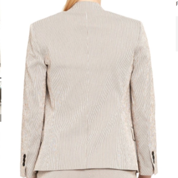 THEORY stretchy Seersucker blazer - Picture 2 of 8